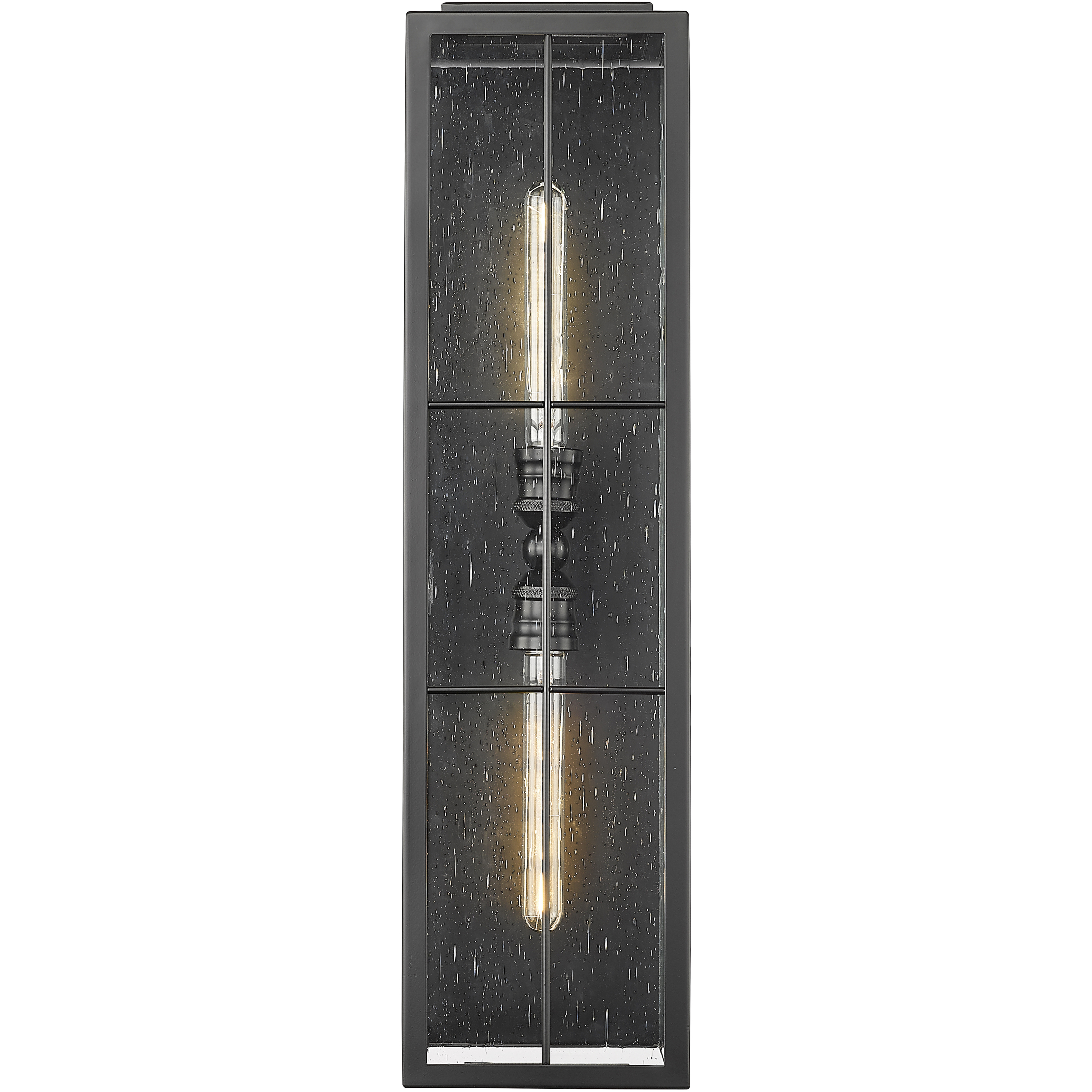 Jaxson 2 Light 29.5 inch Powder Coated Black Outdoor Wall Sconce